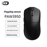 SKN SWIM FISH Pro Mouse Tri-Mode PAW3950 Dual 8K Bluetooth 2.4G Long Endurance Low Latency E-sports Gaming Mouse