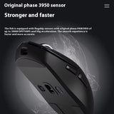 SKN SWIM FISH Pro Mouse Tri-Mode PAW3950 Dual 8K Bluetooth 2.4G Long Endurance Low Latency E-sports Gaming Mouse