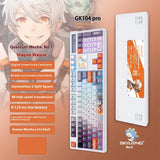 SKYLOONG GK104Pro Customized Mechanical Keyboard Three Mode Gasket Hot Plug Three Knob Voice