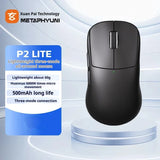METAPHYUNI P2 Lite Pro Maus 3-Modus Leichte Esports Gaming Maus Paw3395 