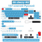 Spanish/French/German/Japanese/Korean/Russian Anime customized Keycaps Cherry Profile Keycap ISO layout for Mechanical Keyboard