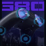 Thunderobot G80 Ultimate Gamepad Kabelgebunden/2,4 GHz/Bluetooth Tri-Mode für NS Quad Motor Hall Joystick Gaming Controller 