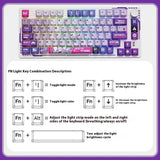 DAREU EK75 Kabellose mechanische Tastatur Tri-Mode-Dichtungsstruktur 
