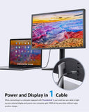 MINIXPC USB C to USB C 3.2 Cable (4.92ft1=1.5m/100W/20Gbps), USB C 3.2 Gen 2×2 Cable for HDR Video Output, PD Fast Charging Compatible with MacBook Air Pro Yoga 27 Dell LG 4K 2K Type C Display Monitor