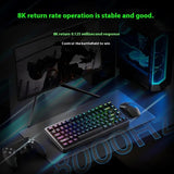 ANTGAMER AGK75 Mechanische Tastatur Magnetschalter Drei Modus Kabellos 81 Tasten RGB Hot Swap Dichtung 