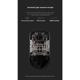 NINJUTSO TEN AIR Kabellose Maus Dual-Modus 8k Leichtgewicht Ergonomisch 