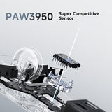 VGN Dragonfly King Kabellose Gaming-Maus aus Magnesiumlegierung PAW3950 Dual 8K 