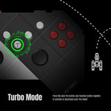 PB Tails Wireless Game Controller Dual Vibration Turbo Modus Game Controller Für NS Schalter PC Steam 
