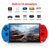 X12 Plus Video Handheld Game Console 7.0 Inch HD Screen Portable Audio Video Player Classic Play Built-in10000+ Free Games