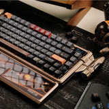 KEYSME Mars03 Kabellose mechanische Tastatur, Bluetooth, 3-Modus, CNC-Aluminiumlegierung, Dichtung, RGB-Licht, benutzerdefinierter Gamer (Montage erforderlich) 