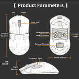 Darmoshark M3-PRO Lightweight Mouse PAW3395 Esports Game Wireless Mouse