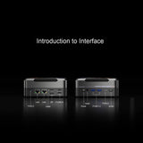 Chatreey AN3 Mini PC R7 7840HS 780M Colorful Lighting Gaming Desktop Computer Wifi6 BT 5.0