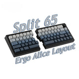 Epomaker Split 65 Mechanical Keyboard Ergo Alice South-facing Hot-swap