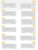 White Jade Keycaps Aifei Keycaps ATK68 Keycaps Wooting Keycaps Translucent Keycaps