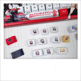 108Keys/Set Azur Lane KMS Prinz Eugen PBT Keycaps Anime Games Beauty Girl Key caps Cherry Height for DIY Mechanical Keyboards