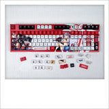 108Keys/Set Azur Lane KMS Prinz Eugen PBT Keycaps Anime Games Beauty Girl Key caps Cherry Height for DIY Mechanical Keyboards