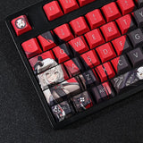 Azur Lane Kms Agir Keycaps Sublimation 108 Key Pbt Keycap Sexy Hentai Custom Mechanical Keyboard Keycaps Set Gamer Accessories